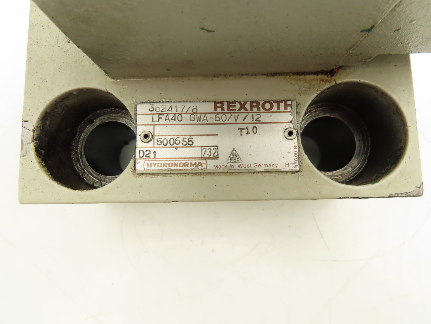 Rexroth LFA40 GWA-60/V/12 Logic Cartridge Valve Solenoid Control Cover 120V