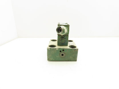 Rexroth LFA40 GWA-60/V/12 Logic Cartridge Valve Solenoid Control Cover 120V