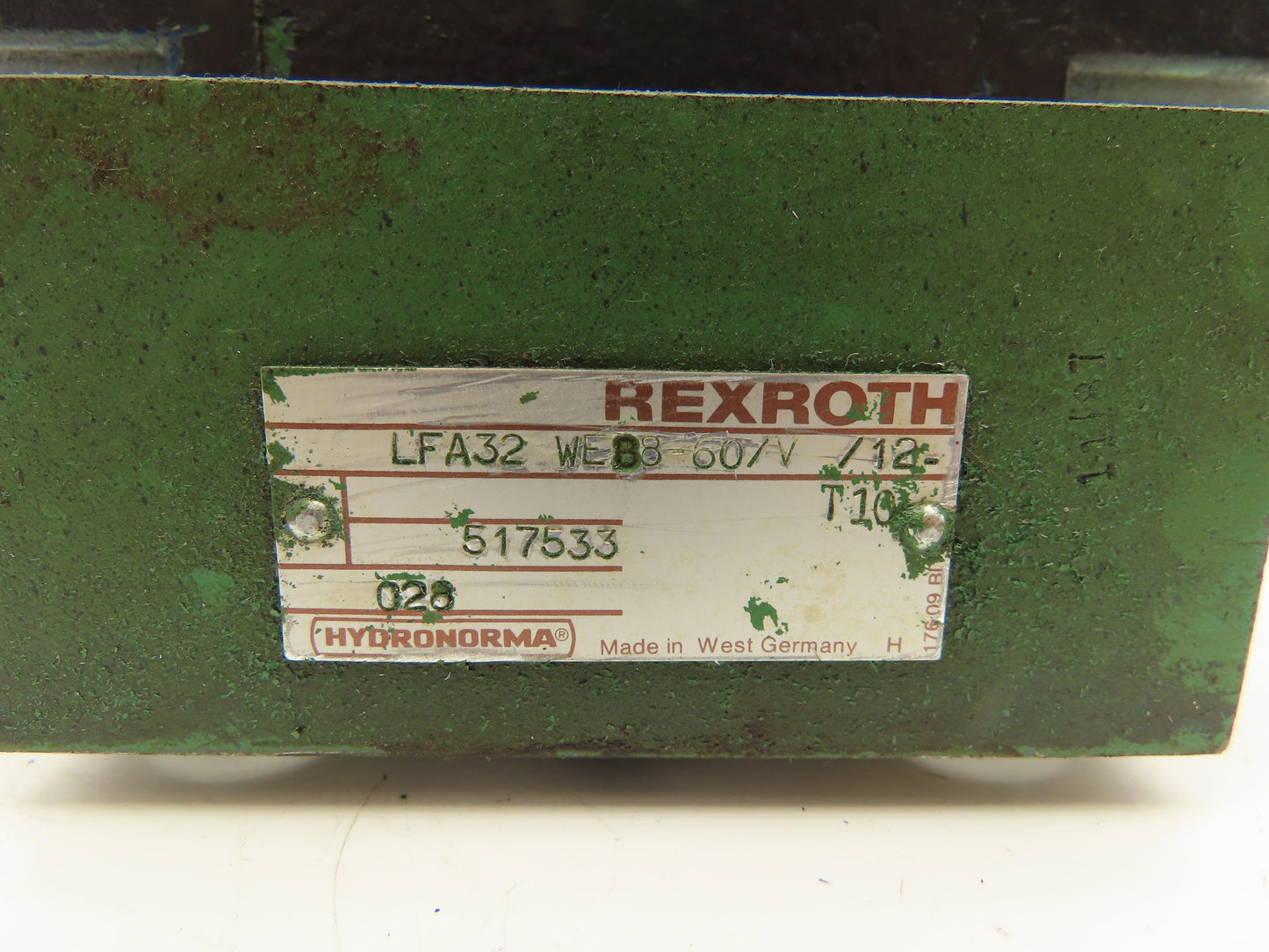 Rexroth LFA32 WEB8-60/V/12-T10 Logic Cartridge Valve Solenoid Control Cover 115V