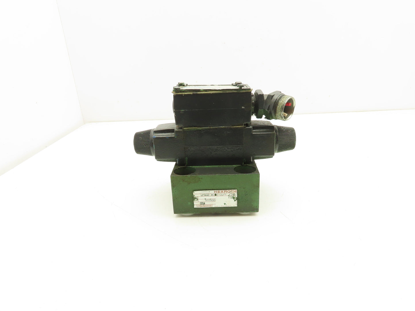 Rexroth LFA32 WEB8-60/V/12-T10 Logic Cartridge Valve Solenoid Control Cover 115V