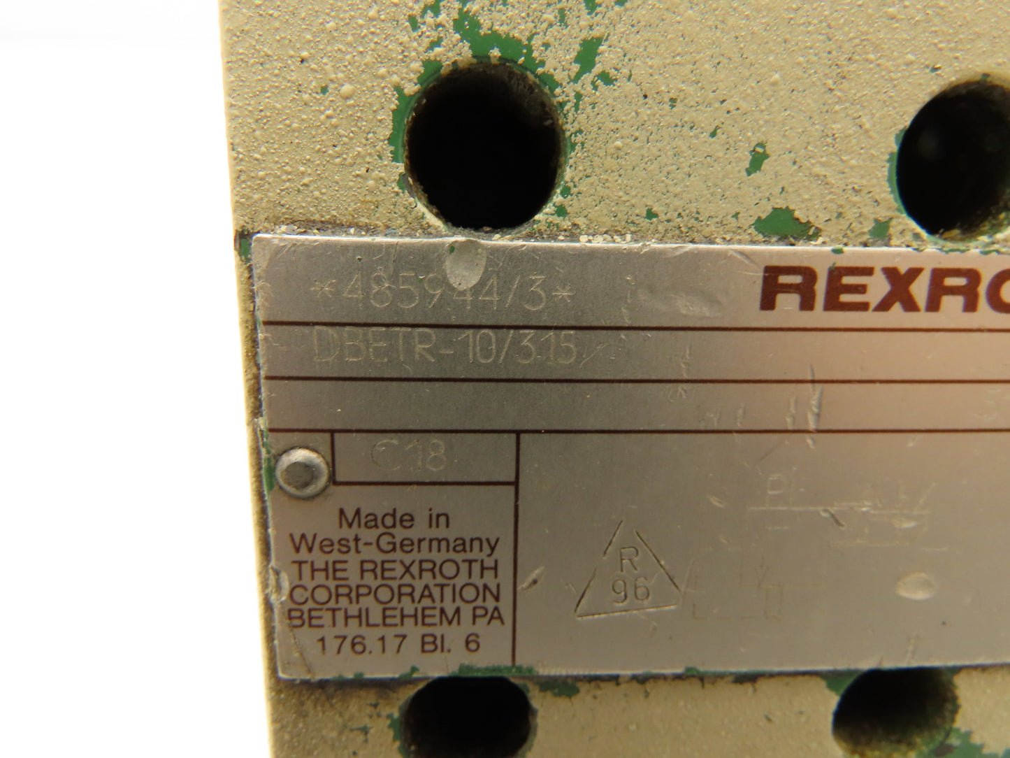 Rexroth DBETR-10/315 Proportional Pressure Relief Valve