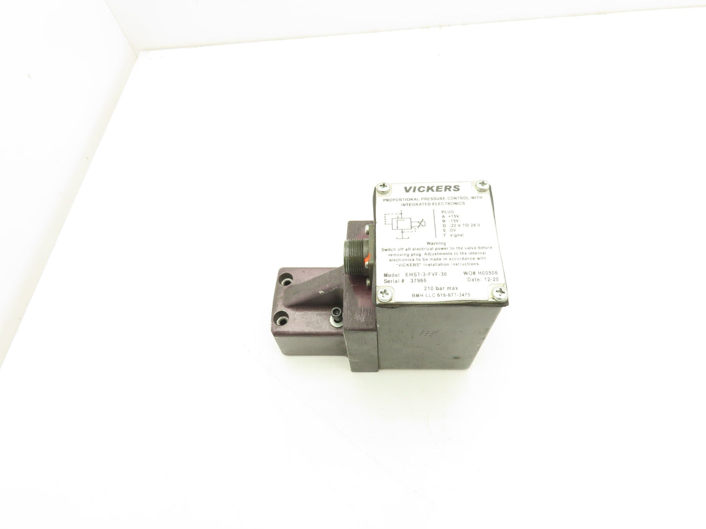 Vickers EHST-3-FVF-30 Proportional Pressure Control Valve