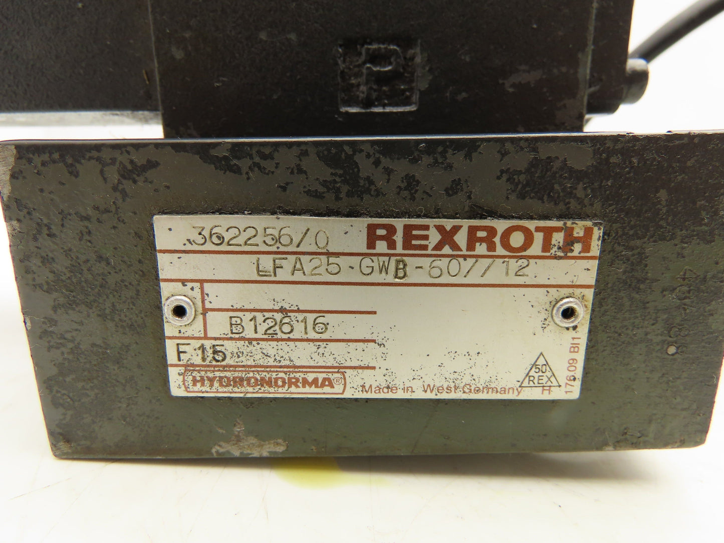 Rexroth LFA25 GWB-60 Logic Cartridge Valve Solenoid Control Cover 24VDC Lot of 2