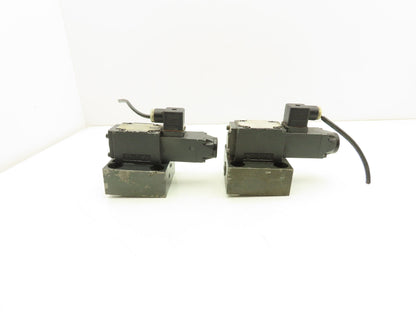 Rexroth LFA25 GWB-60 Logic Cartridge Valve Solenoid Control Cover 24VDC Lot of 2