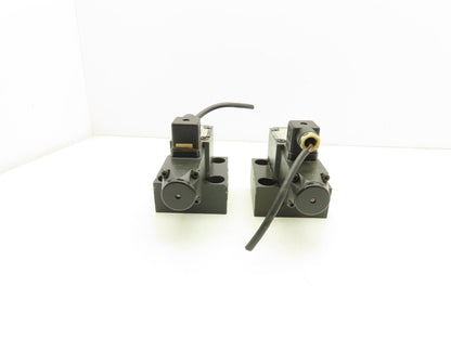 Rexroth LFA25 GWB-60 Logic Cartridge Valve Solenoid Control Cover 24VDC Lot of 2