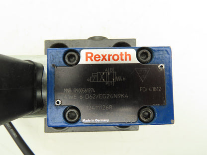 Rexroth LFA25 DBW2-60 Logic Cover Valve Solenoid Control 4WE6D62/EG24N9K4
