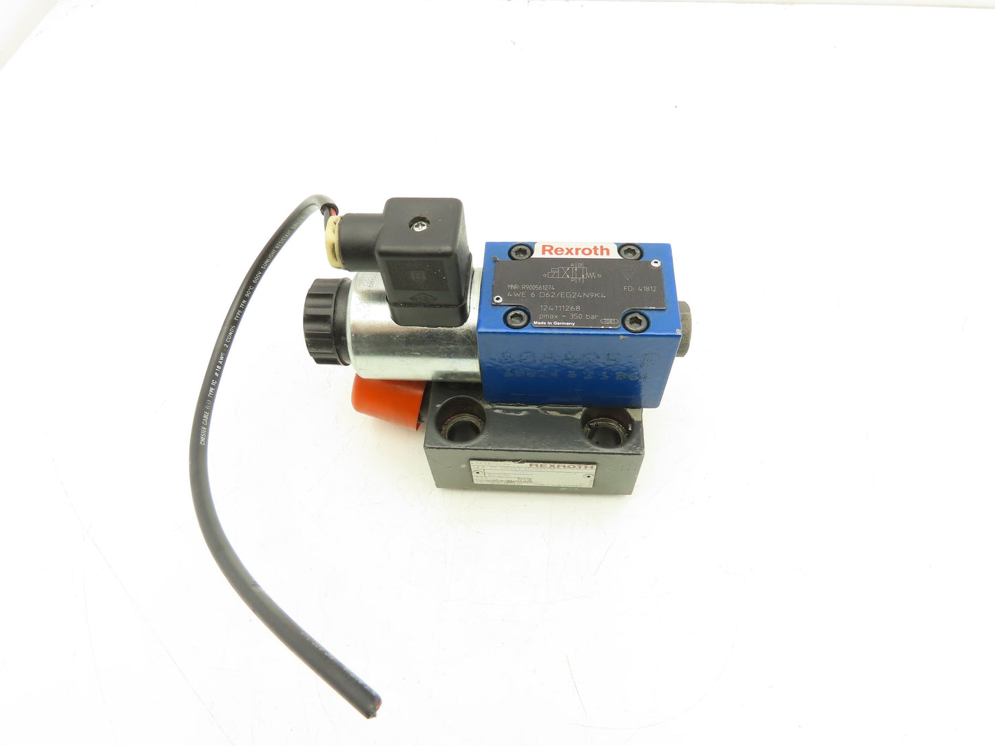 Rexroth LFA25 DBW2-60 Logic Cover Valve Solenoid Control 4WE6D62/EG24N9K4