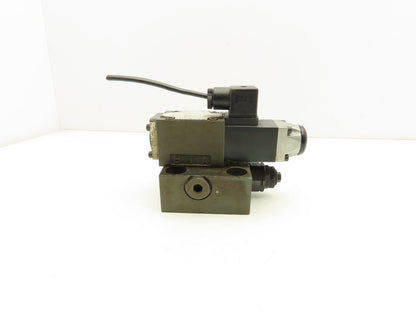 Rexroth LFA25 DBW2-60 Logic Valve Cover Solenoid Control 4WE6D51/AG24N9K4/V