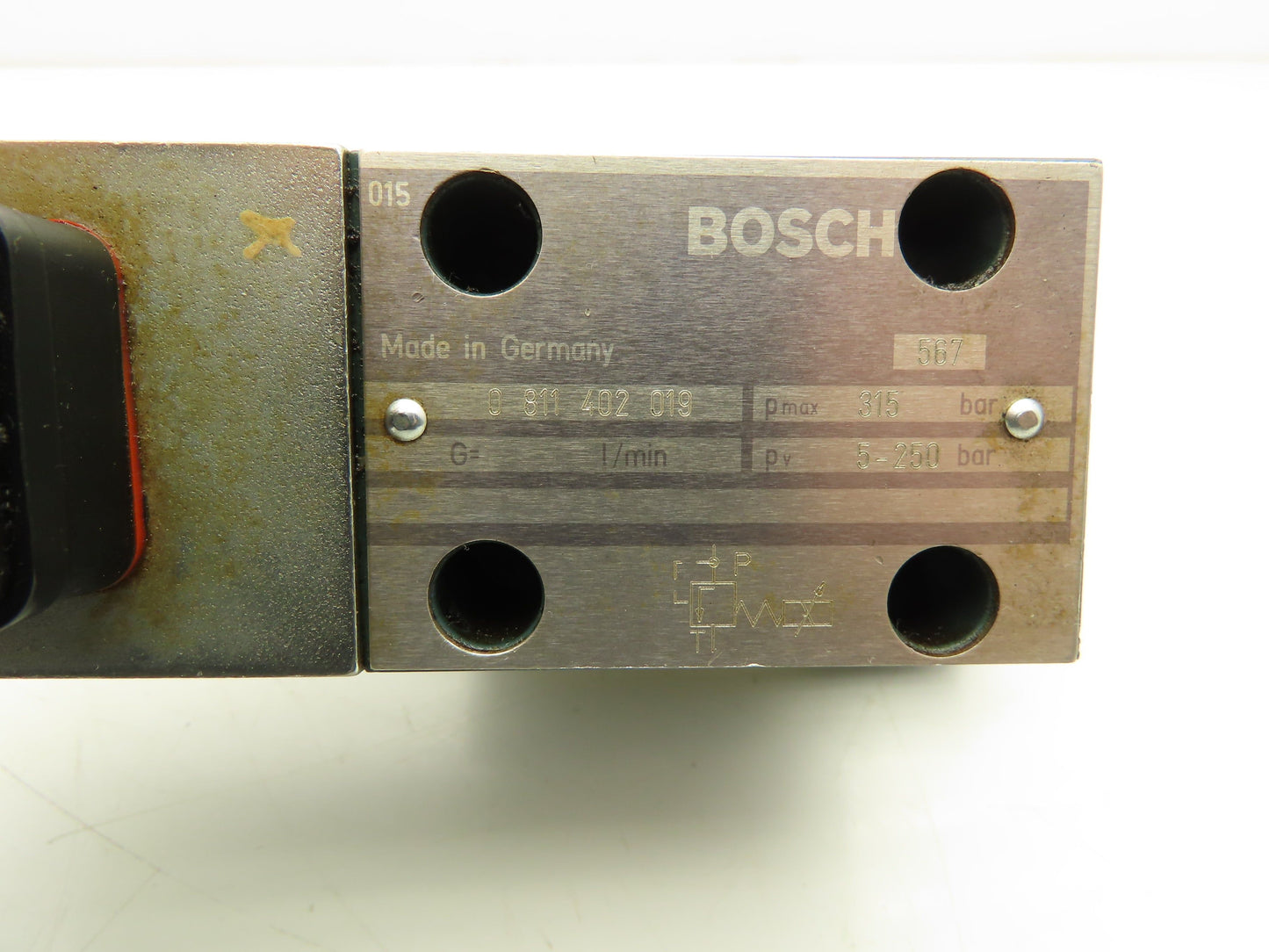 Bosch DBETX 1X/250G24 8NZ4M Proportional Pressure Relief Valve 24VDC 0811402019