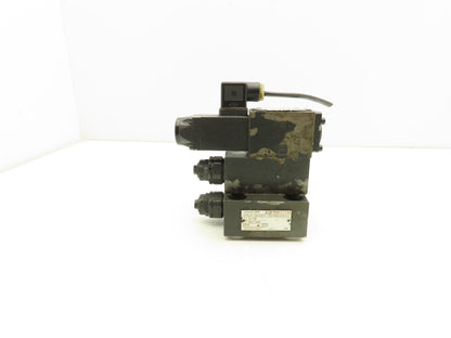 Rexroth LFA25 DBU2B2-60 Logic Valve Cover Solenoid Control 4WE6D51/AG24N9K4/V