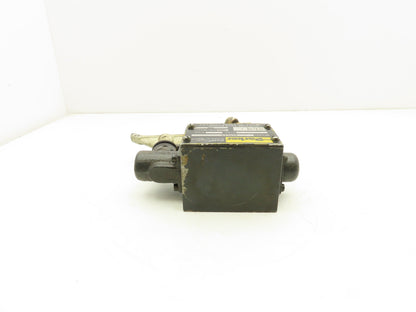 Parker D3ML4B Directional Control Manual Lever Valve 2-Pos Spring Return 3000psi