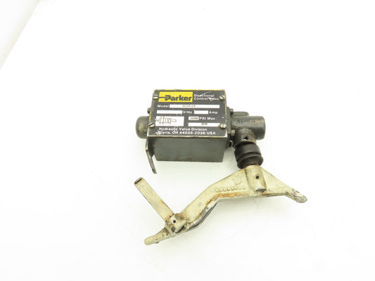 Parker D3ML4B Directional Control Manual Lever Valve 2-Pos Spring Return 3000psi