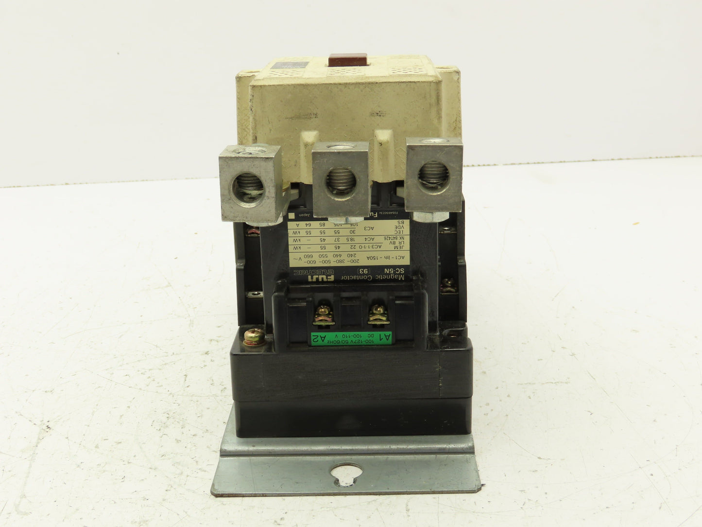 Fuji Electric SC-5N Motor Starter Magnetic Contactor 600V 3Ph 93A 110V Coil