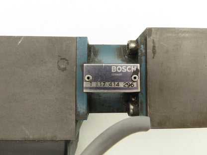 Bosch 1 817 414 296 Proportional Directional Valve Subplate 0831006004