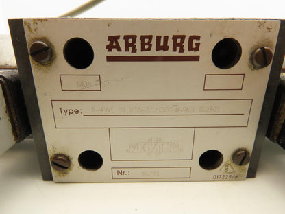 Arburg 5-4WE10 X38-32/CG24N9K4 Directional Control 4/3 Solenoid Valve 24VDC