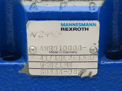 Rexroth 4WRD10Q00-41/10L2ETK8/WG021MR Directional Control Solenoid Valve