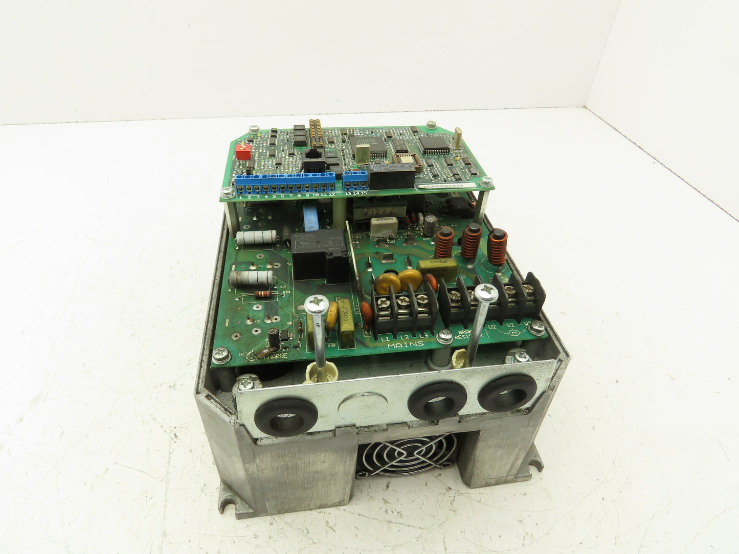 ABB ACS201-2P1-3-00-10 ACS 200 AC VFD Drive 480V 3.2A Missing Cover