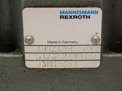 Rexroth 4WRZ10W1-85-51/6A24N9K4/D3MR Proportional Directional Valve