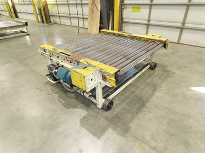 54" Pallet Conveyor 2.5" Roller 60"L 1Hp 460V Chain Drive 60 FPM