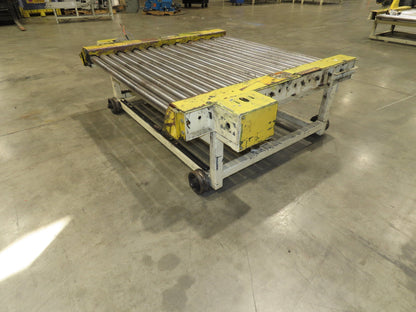 54" Pallet Conveyor 2.5" Roller 60"L 1Hp 460V Chain Drive 60 FPM