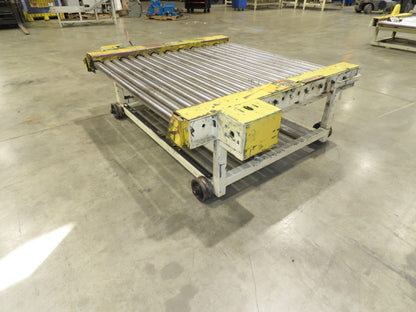 54" Pallet Conveyor 2.5" Roller 60"L 1Hp 460V Chain Drive 60 FPM