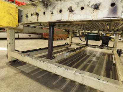 54" Pallet Conveyor 2.5" Roller 60"L 1Hp 460V Chain Drive 60 FPM