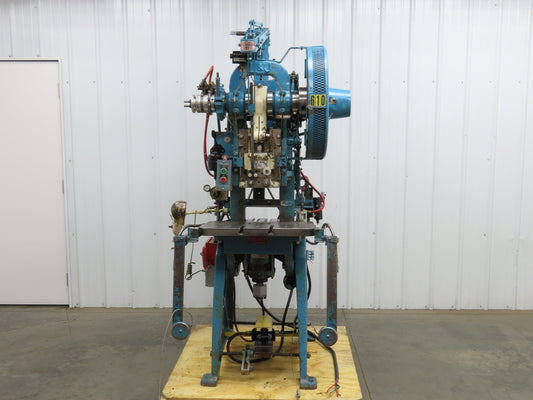 L&J No 18 Mechanical OBI Punch Press 18 Ton 2" Stroke 6" Throat 1.5Hp 3Ph