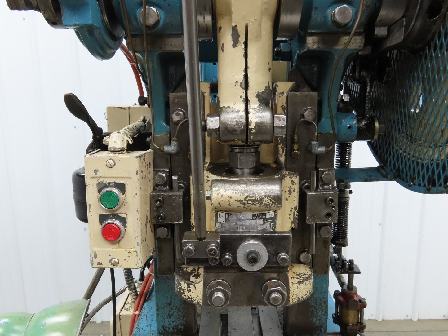 L&J No 18 Mechanical OBI Punch Press 18 Ton 2" Stroke 6" Throat 1.5Hp 3Ph