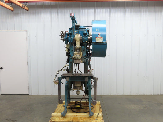 L&J No 3 Mechanical OBI Punch Press 22 Ton 2-1/2" Stroke 7" Throat 2Hp 3Ph