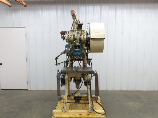 L&J No 2 Mechanical OBI Punch Press 18 Ton 1-7/8" Stroke 6" Throat 1.5Hp 3Ph