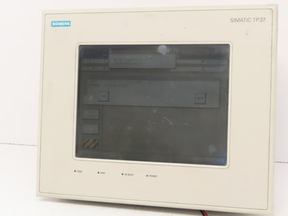 Siemens 6AV3637-1PL00-0AX0 Simatic TP37 Touch Panel Display 24VDC TP37