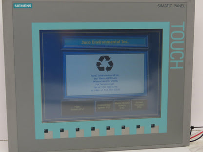 Siemens 6AV6647-0AF11-3AX0 Simatic KTP1000 HMI 10" Touch Control Panel