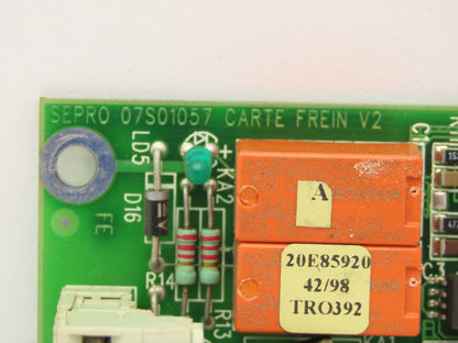 Sepro 07S01057 Robotique Brake Interface Circuit Board Module
