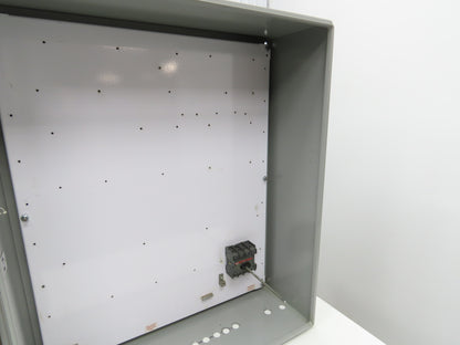Wiegmann N412363010C Electrical Enclosure Control Panel 36x30x10" 12x9" Cutout