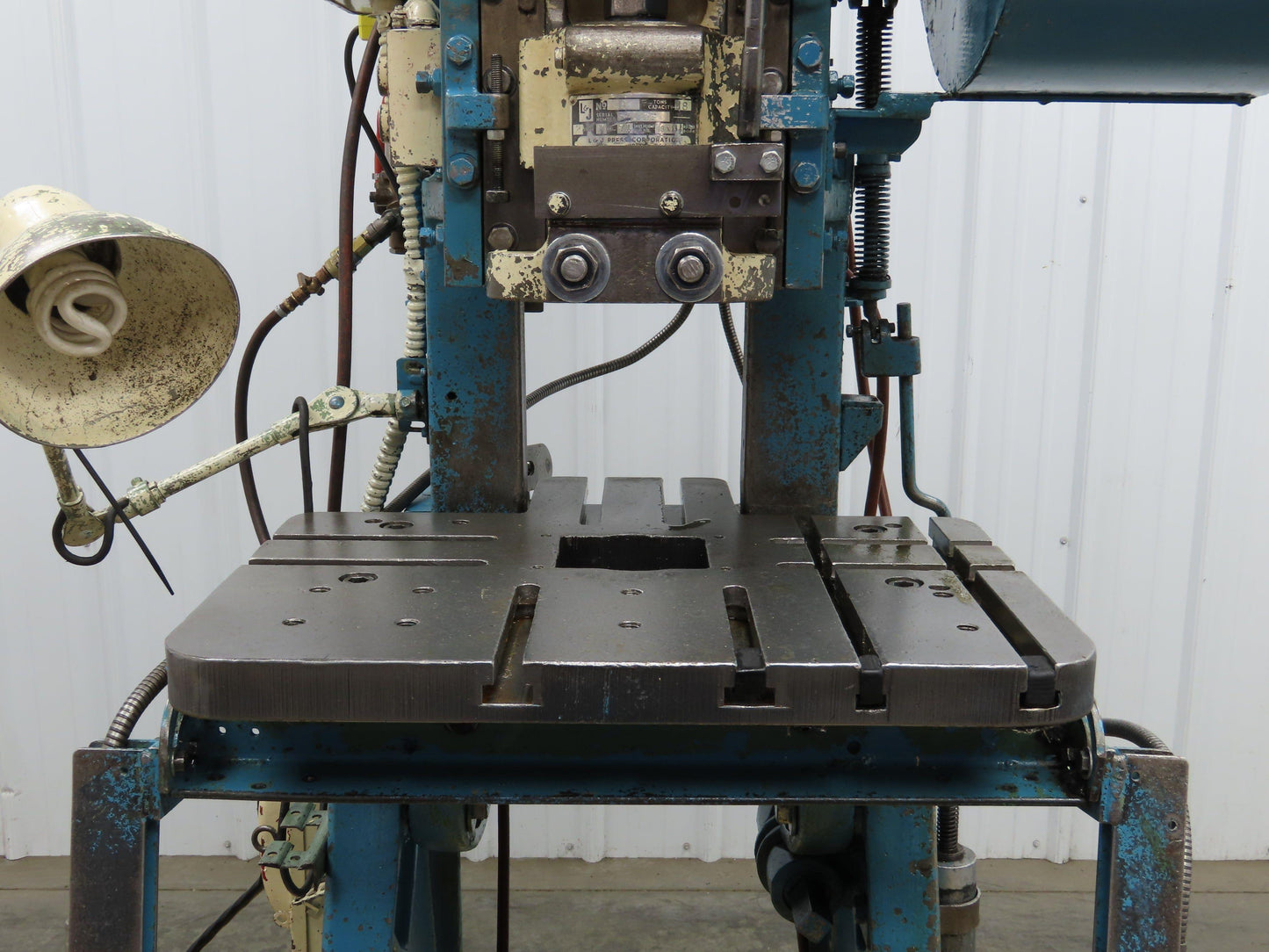 L&J No 18 Mechanical OBI Punch Press 18 Ton 2" Stroke 6" Throat 1.5Hp 3Ph