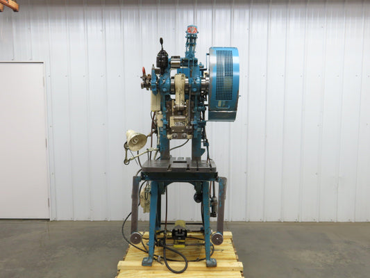 L&J No 18 Mechanical OBI Punch Press 18 Ton 2" Stroke 6" Throat 1.5Hp 3Ph
