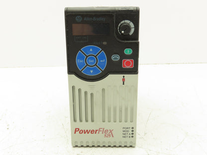 Allen Bradley 25B-D4P0N104 Power Flex 525 AC Drive 380-480V 1.5kW 2Hp 3Ph Ser A