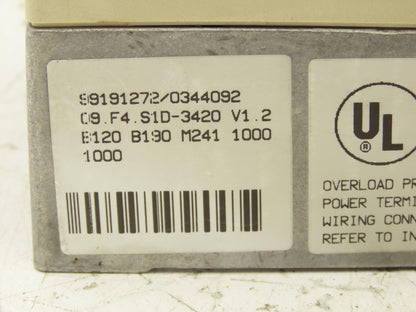 KEB 09.F4.S1D-3420 V1.2 Combivert AC Drive 3PH 2.8KVA 480V 3.4A