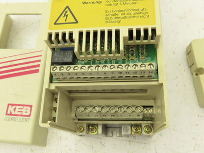 KEB 09.F4.S1D-3420 V1.2 Combivert AC Drive 3PH 2.8KVA 480V 3.4A