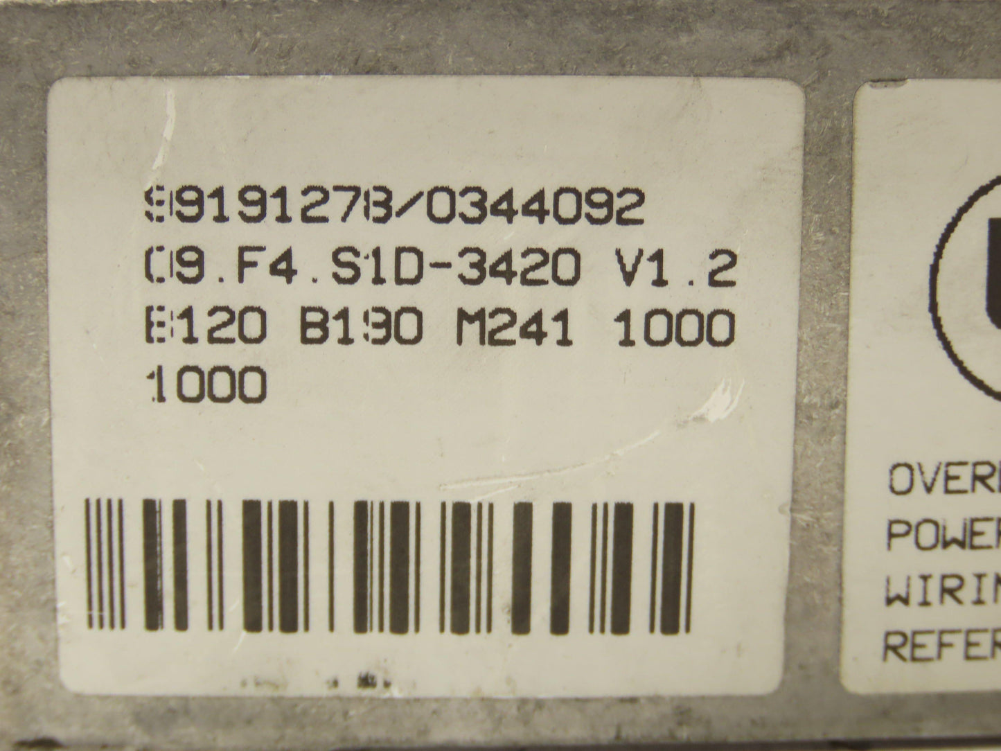 KEB 09.F4.S1D-3420 V1.2 Combivert AC Inverter Drive 3PH 2.8KVA 480V 3.4A