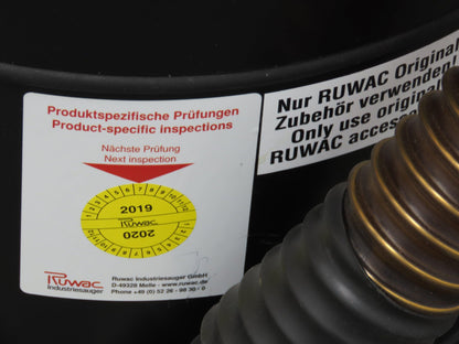 Ruwac DS 1402 LS M Industrial Mobile Vacuum 440 CBM/H 213mbar 3Ph 400V 4kw