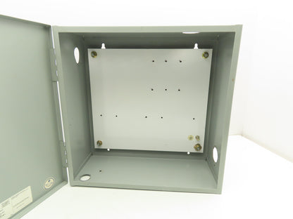 Hoffman A16N16ALP Electrical Enclosure Control Panel 16x16x6" Backplate NEMA 1