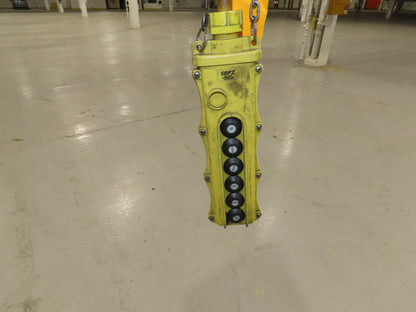 Cleveland Tramrail P&H 10 Ton Double Girder Underhung Bridge Crane 43' Span