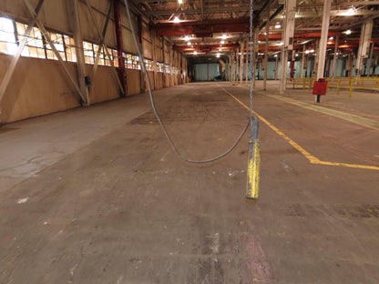 Cleveland Tramrail P&H 15 Ton Double Girder Underhung Bridge Crane 34' 10" Span