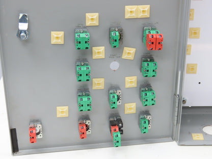 Wiegmann N1C162406LP Electrical Enclosure 24x16x6" Control Panel Switches 7x9"
