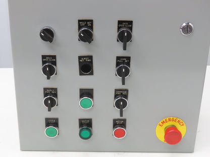 Wiegmann N1C162406LP Electrical Enclosure 24x16x6" Control Panel Switches 7x9"