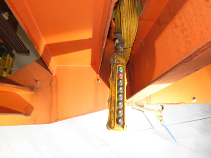 Cleveland Tramrail P&H 15 Ton Double Girder Bridge Crane 45' Span w/Remote
