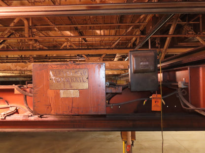 Cleveland Tramrail P&H 4 Ton Single Girder Underhung Bridge Crane 34' 10" Span