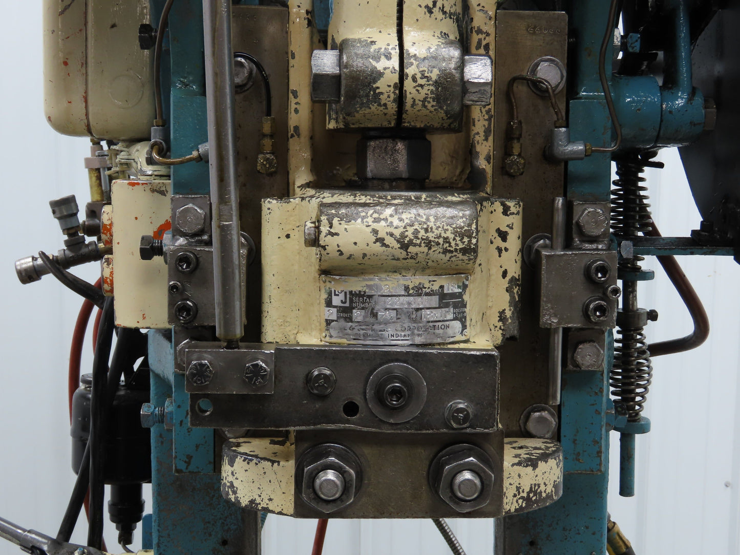 L&J No 2 Mechanical OBI Punch Press 18 Ton 2" Stroke 6" Throat 2Hp 3Ph