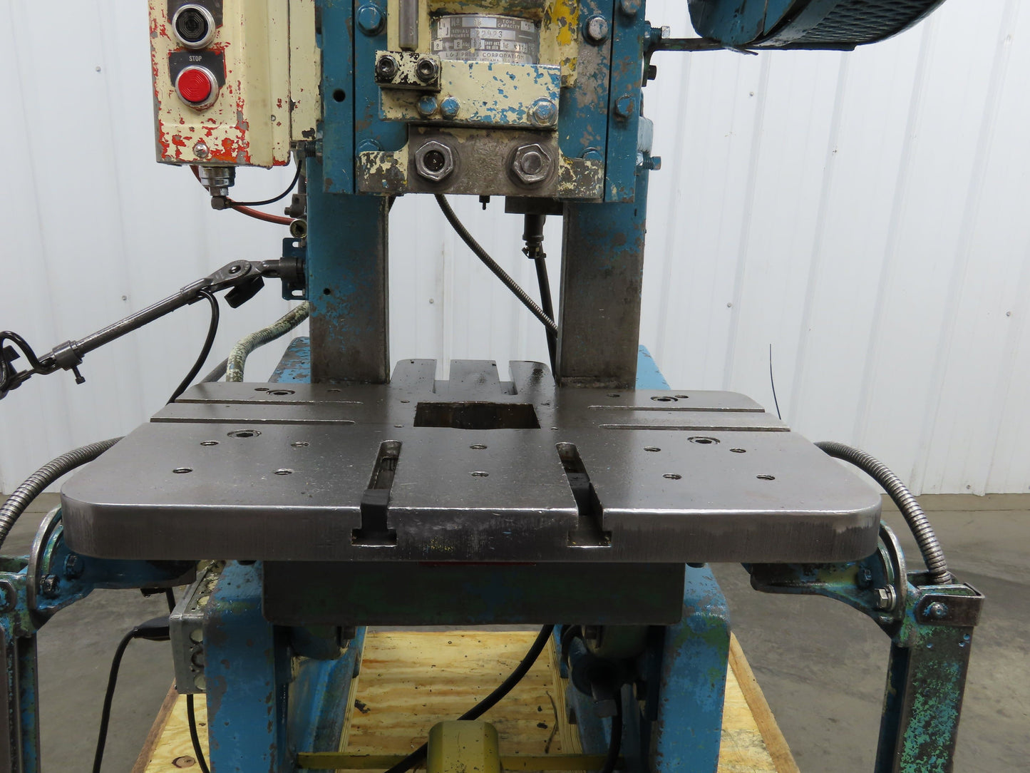 L&J No 18 Mechanical OBI Punch Press 18 Ton 2" Stroke 6" Throat 1.5Hp 3Ph